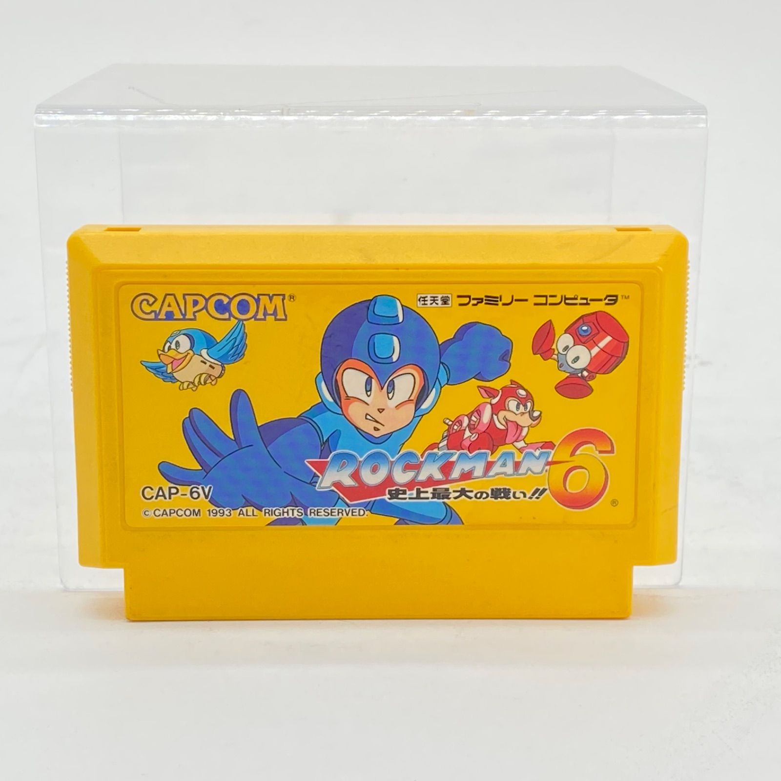 FC ソフト ROCKMAN6 史上最大の戦い ファミコンソフト カプコン