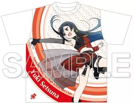 中古】衣類 優木せつ菜 フルグラフィックTシャツ ホワイト Lサイズ