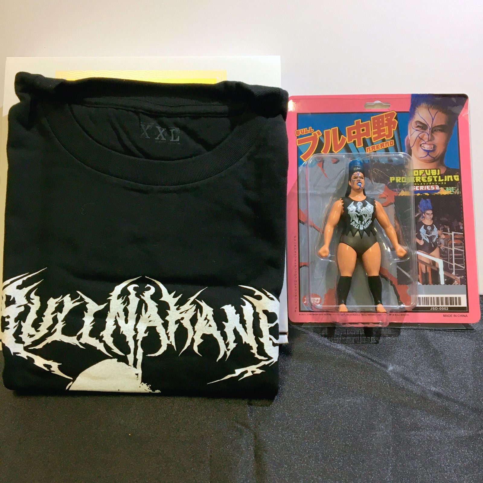 ブル中野プロレス ソフビフィギュア 未使用Tシャツセット売り - メルカリ