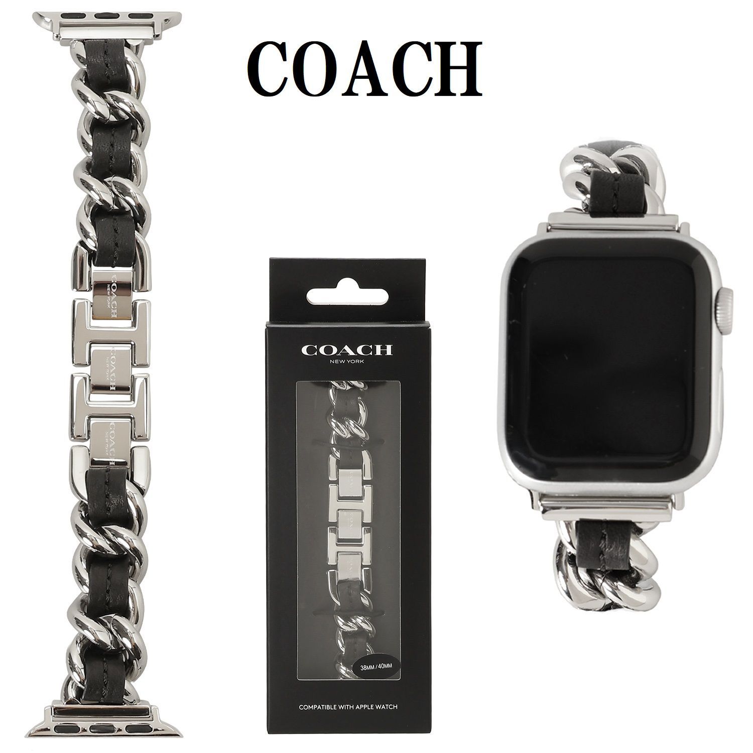 コーチ COACH 14700187 38mm 40mm 41mm アップルウォッチ ストラップ