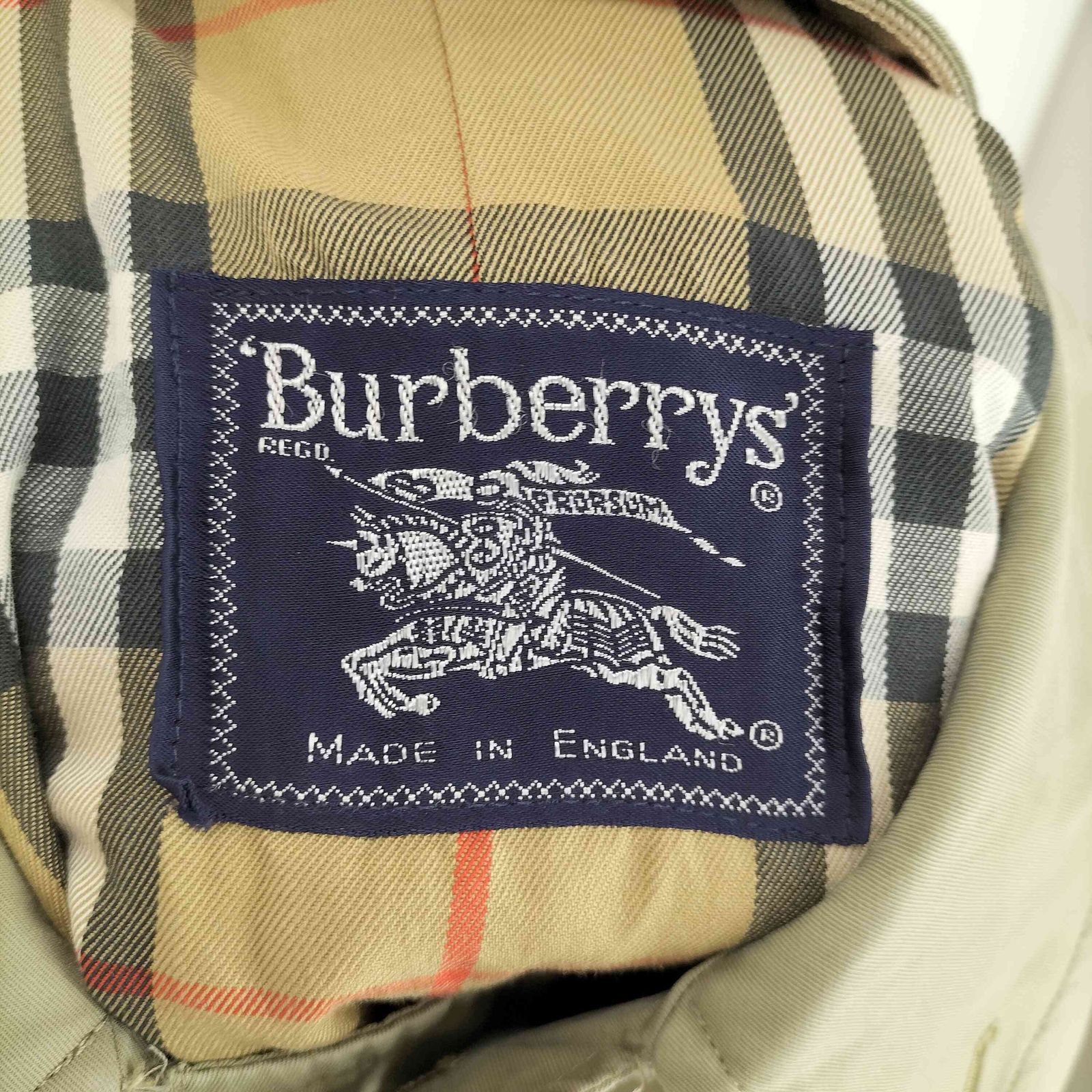Burberry s  バーバリー　ステンカラーコート　メンズ　裏ノバチェック バーバリー ステンカラーコート ロング ライナー付 裏ノバ