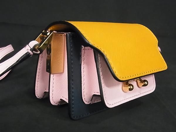 □新品□未使用□ MARNI マルニ トランク ナノ レザー クロスボディ