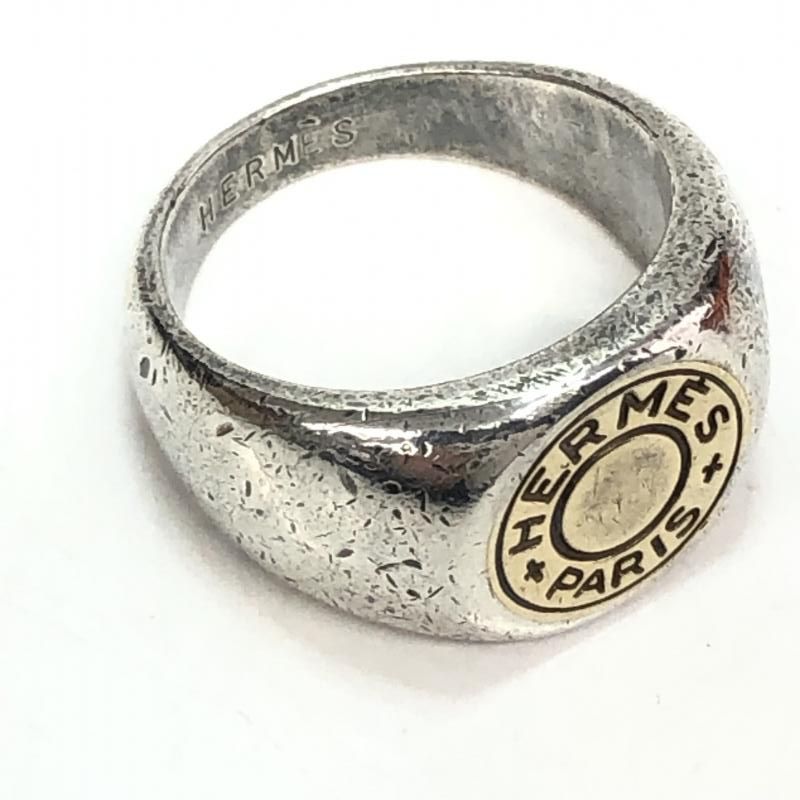 HERMES/シルバーリング/16号 エルメス 指輪 リング オスモズ PM 56