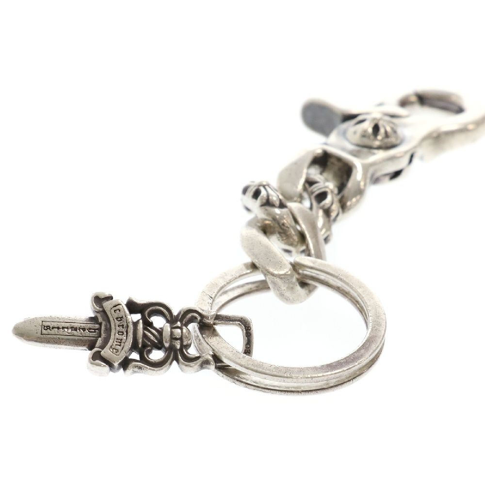 クロムハーツ CLP CHN FANCY-S/ショートファンシーリンク シルバーキー