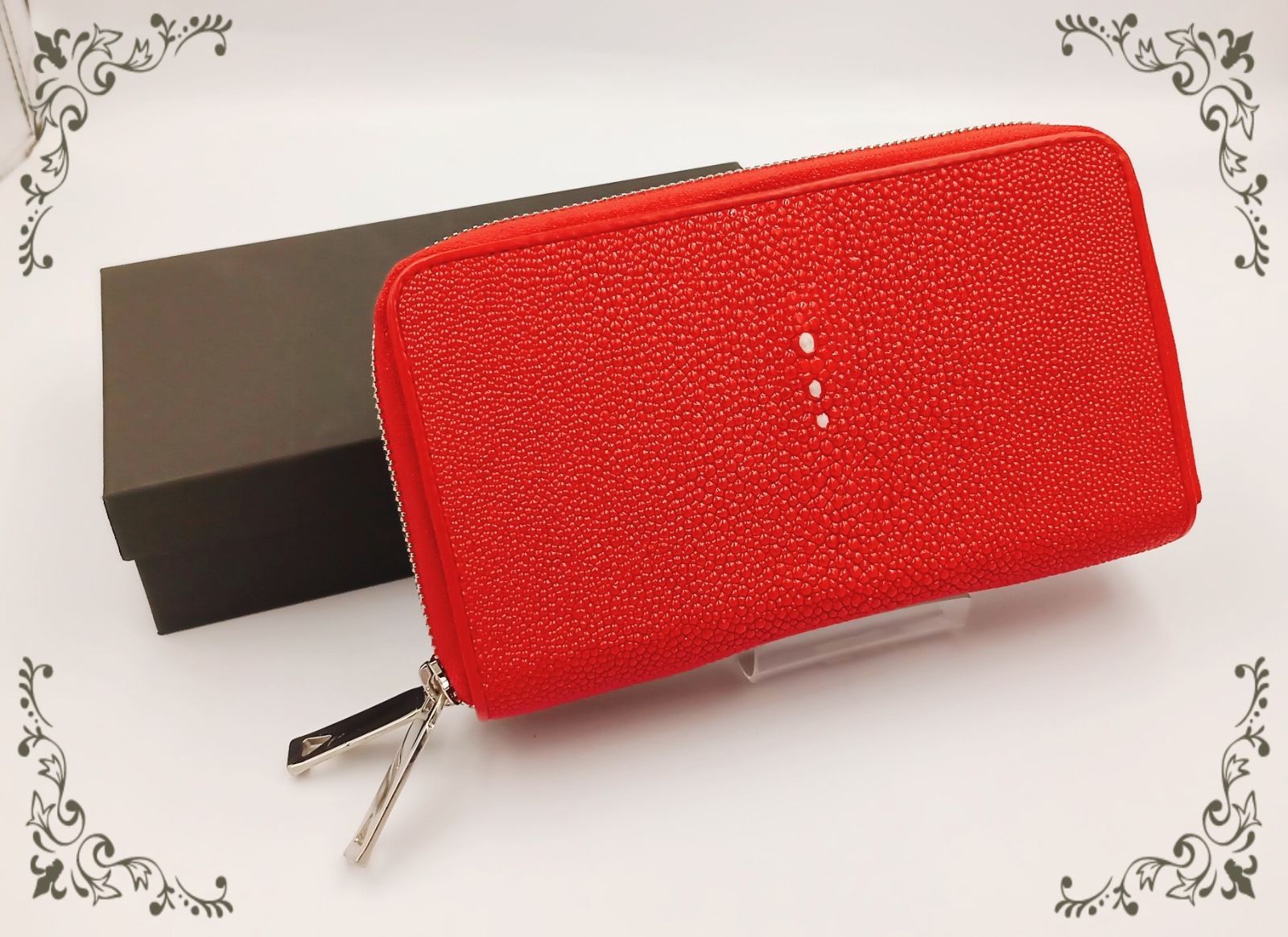 ☆値下げ継続中☆【新品・高級品】ガルーシャWジップ長財布