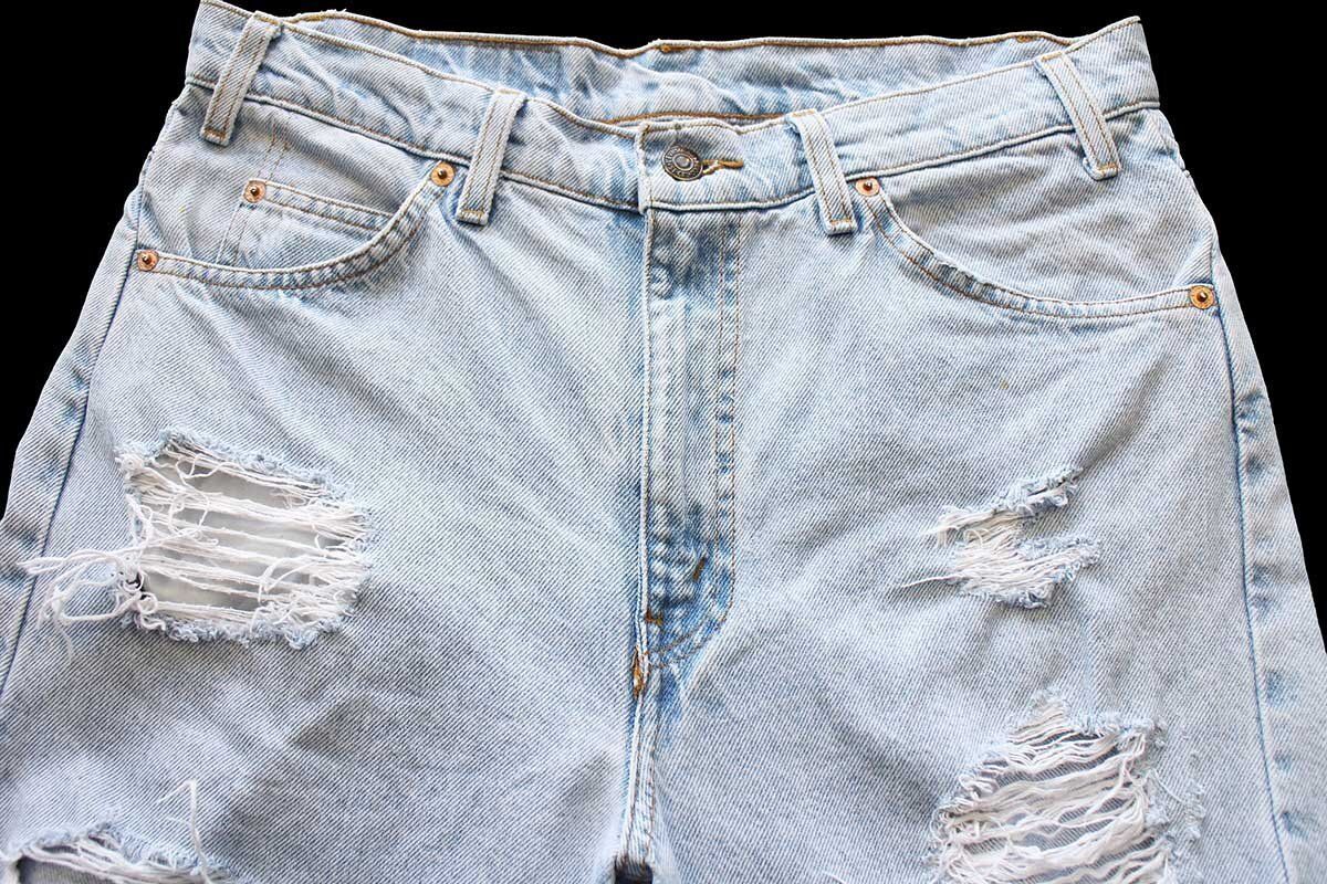 90s Levi'sリーバイス 505 ダメージ デニムパンツ W34 L32