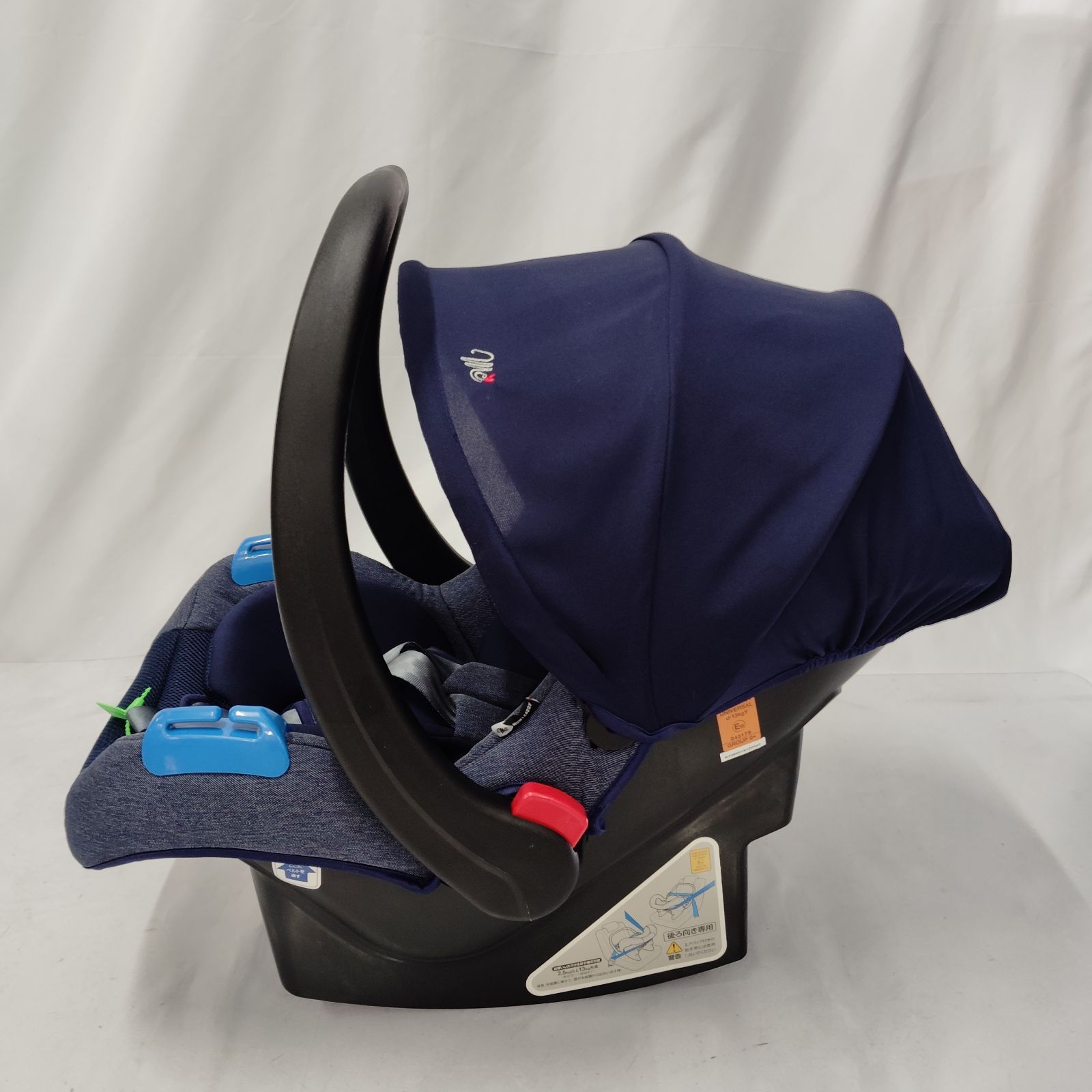極美品 マムズキャリー ベビーシート MCブライトデニムプラス