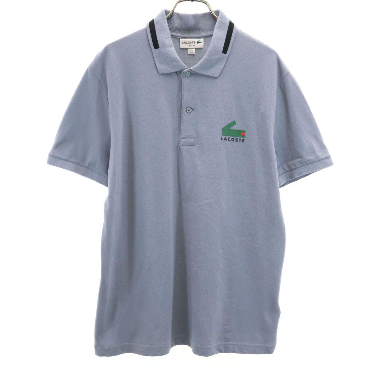 T*U様 古着　LACOSTE スリムフィット ポロシャツ グレー【149】 T*U様 古着 LACOSTE スリムフィット ポロシャツ グレー【149