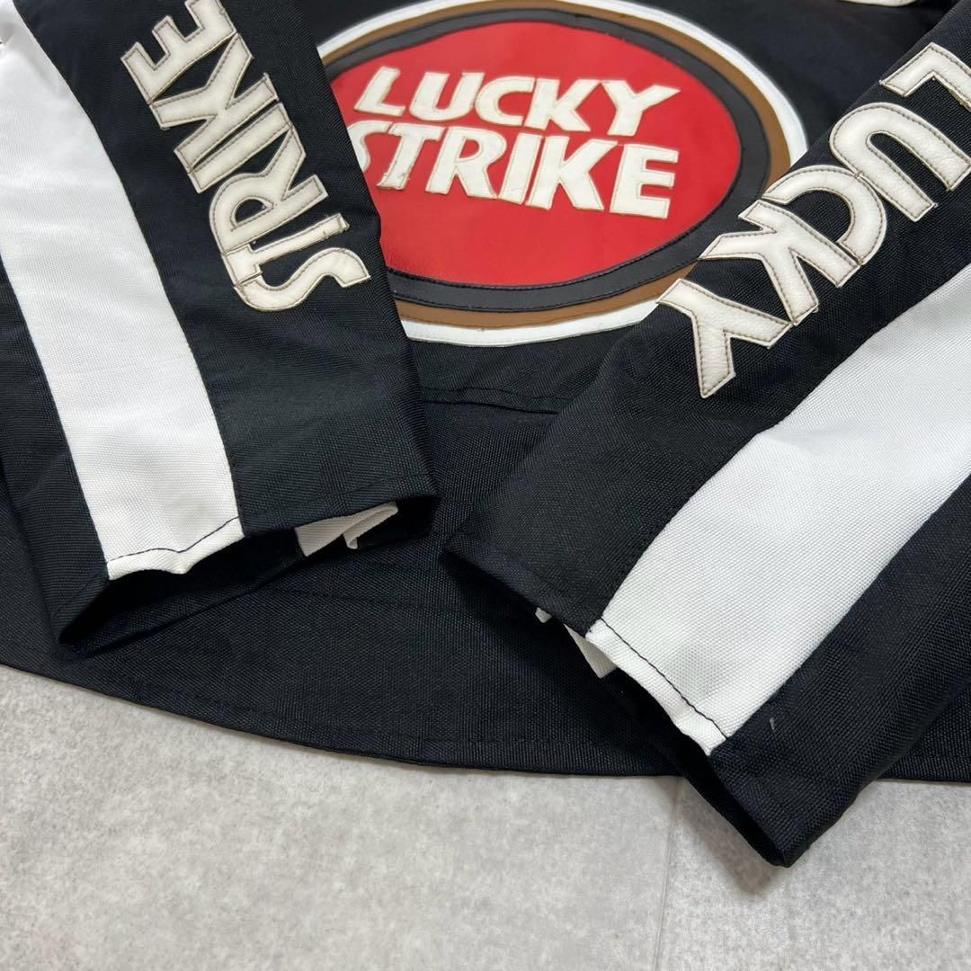 レア レーシングジャケット lucky strike ラッキーストライク XL
