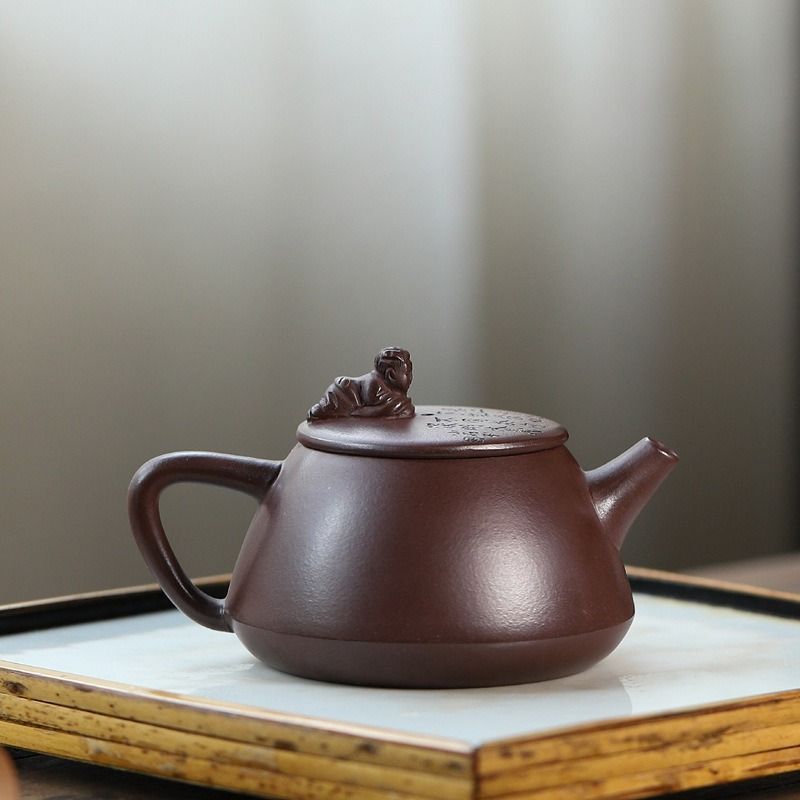 茶壷 急須 紫砂壺 ティーポット 常滑焼 紫砂茶器 唐物紫泥急須 紫砂壺急須 煎茶器 茶道具 手作り 手描き急須 極細工 朱泥紫砂 在銘 zsh257  0346 - メルカリ