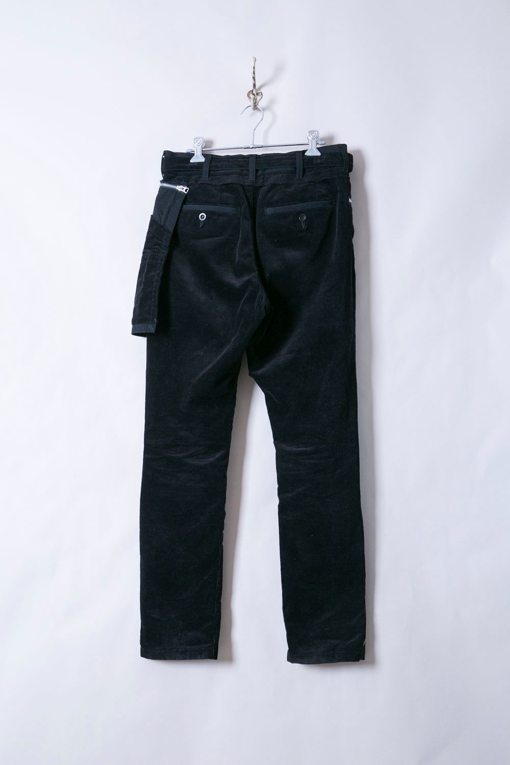 sacai サカイ 21AW コーデュロイパンツ ビックポケットブラック【1】 国内発送】sacai ビッグポケット シルクコットンパンツ (sacai/パンツ パンツ
