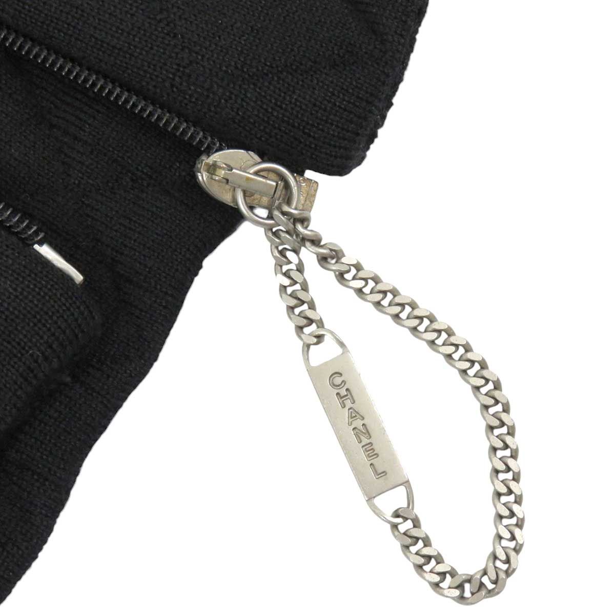 ジップアップ ノーカラー