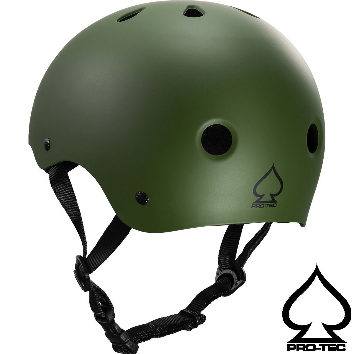 正規輸入品 PRO-TEC CLASSIC SKATE MATTE OLIVE プロテック スケートヘルメット クラシックスケート マットオリーブ