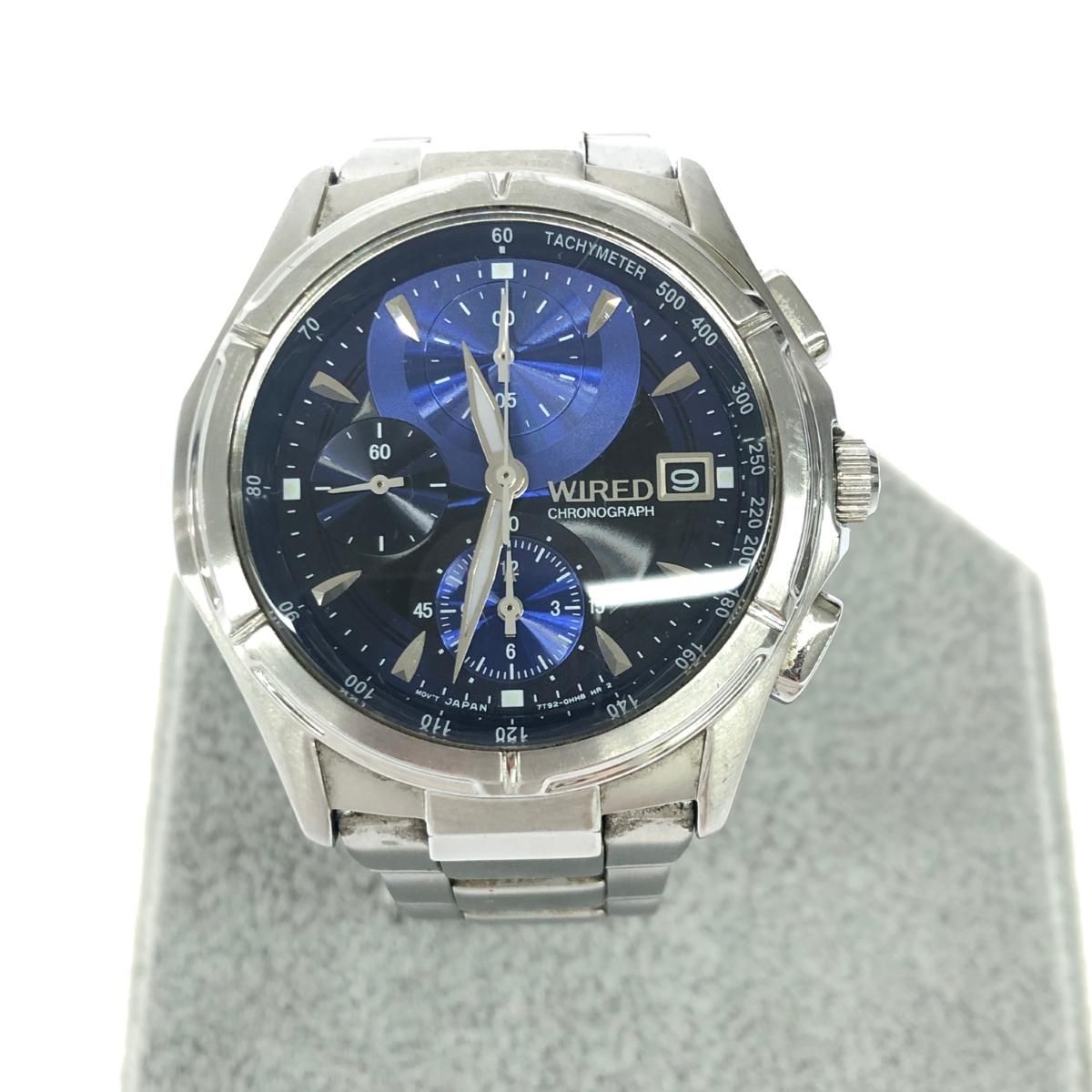 SEIKO セイコー ワイアード 腕時計 7T92-0GB1 シルバーカラー SS 