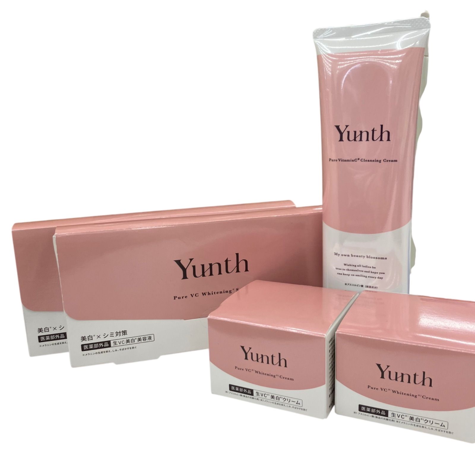 186000 Yunthユンス 生ビタミン美容液 クリーム クレンジングクリーム ５点