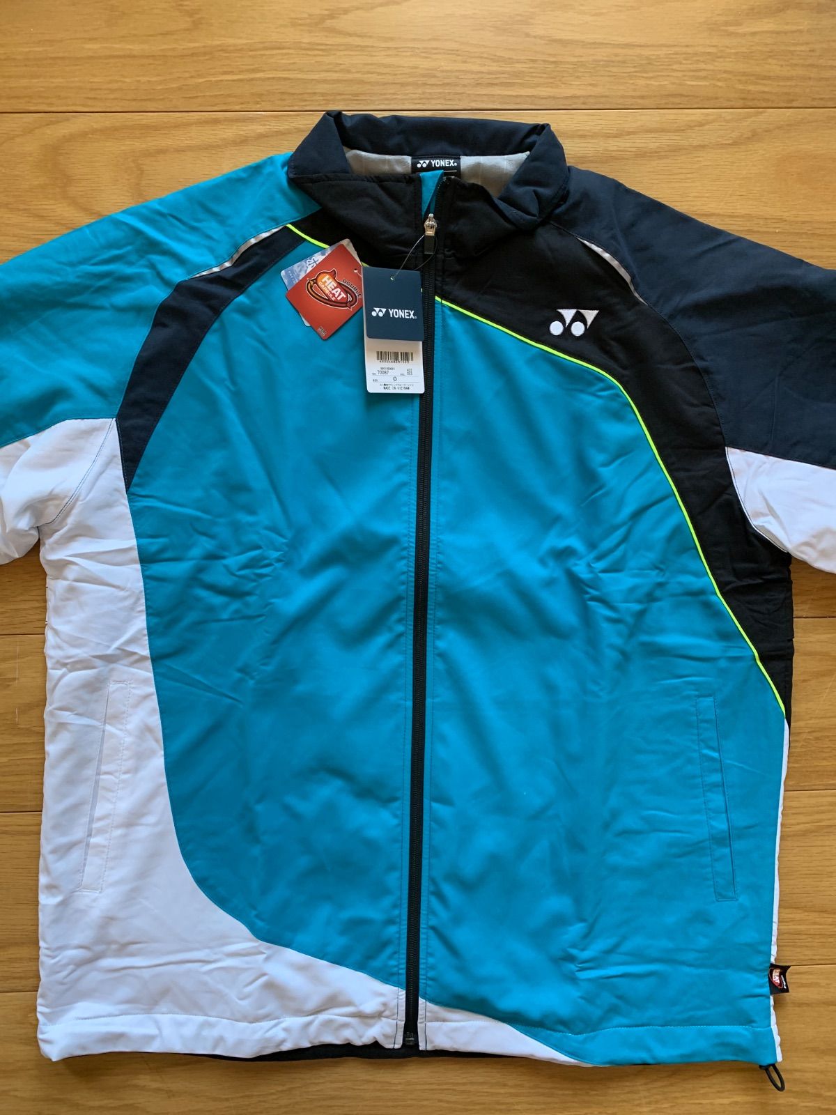 YONEX ユニ裏地付ウォームアップシャツ