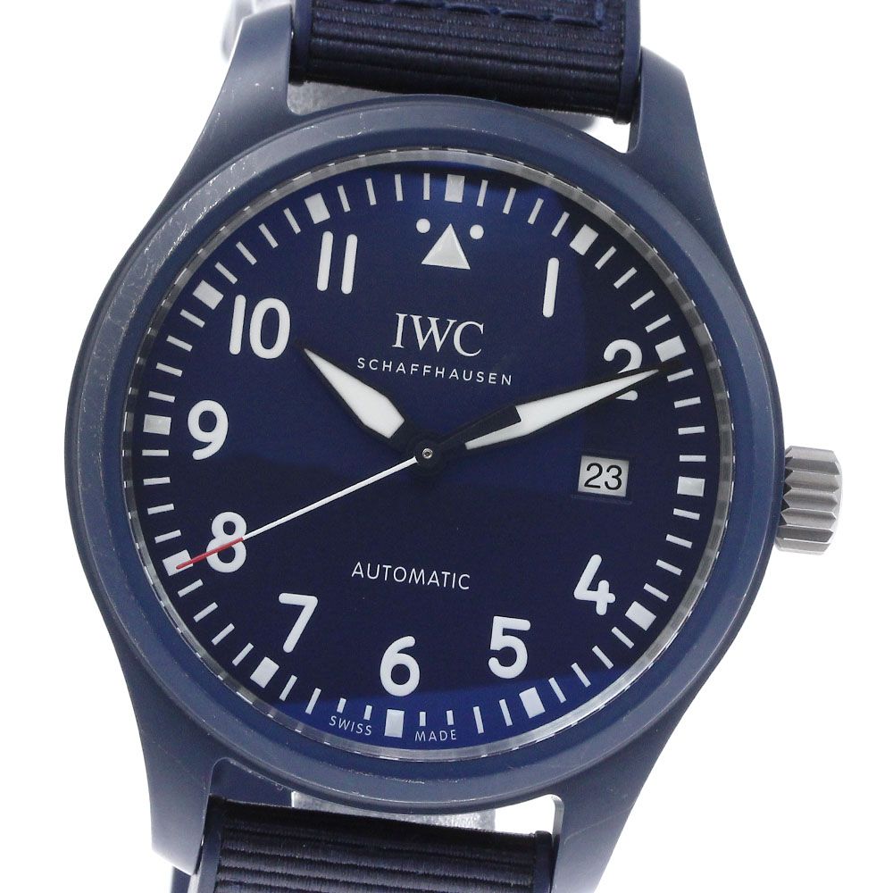 IWC IWC SCHAFFHAUSEN IW328101 パイロット・ウォッチ・オートマティック ローレウス・スポーツ・フォー・グッド 自動巻き メンズ良品保証書付き_820278