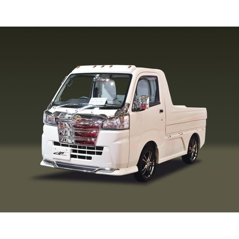 ダイハツハイゼットトラック 型式s510p用の3段メッキグリルです