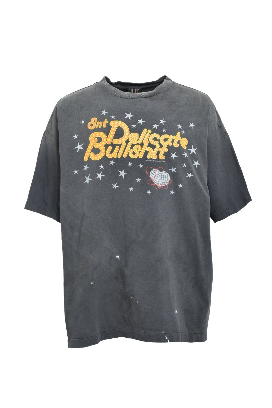 Saint Mxxxxxx DELICATE BULLSHIT クルーネック 半袖 Tシャツ SAINT MXXXXXX】DELICATE BULLSHIT 半袖 クルーネック Tシャツ