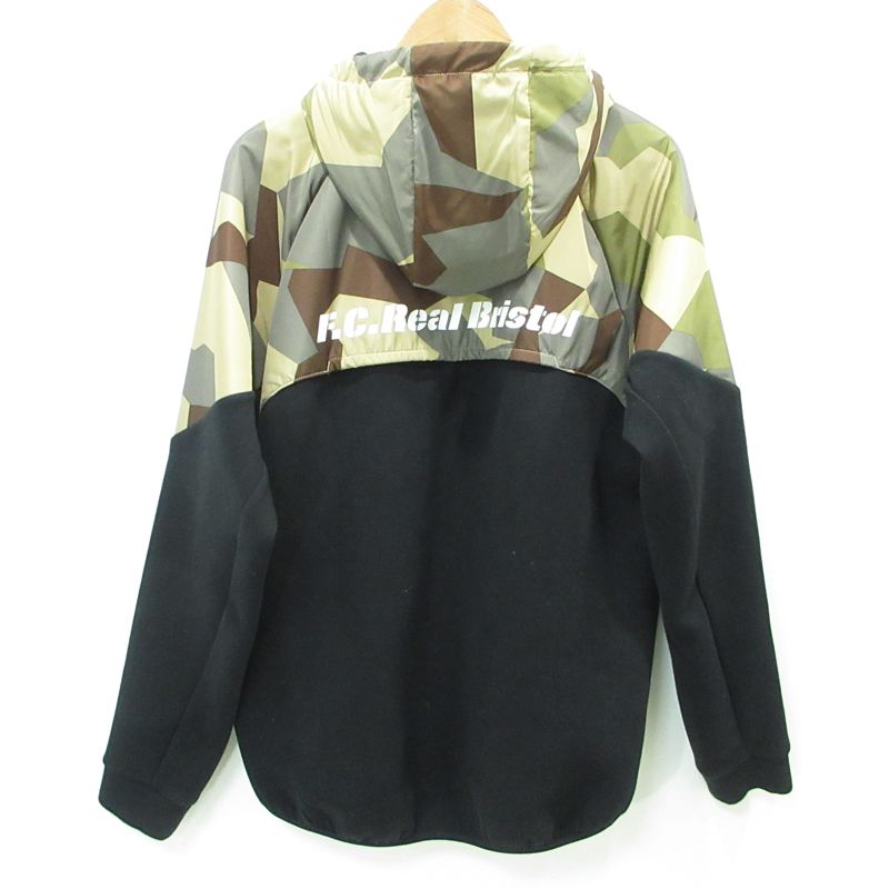 三重本店 FCRB エフシーアールビー ジップアップジャケット VENTILATION HOODIE ベンチレーション フーディー FCRB-202029 ベージュ サイズ XL 95