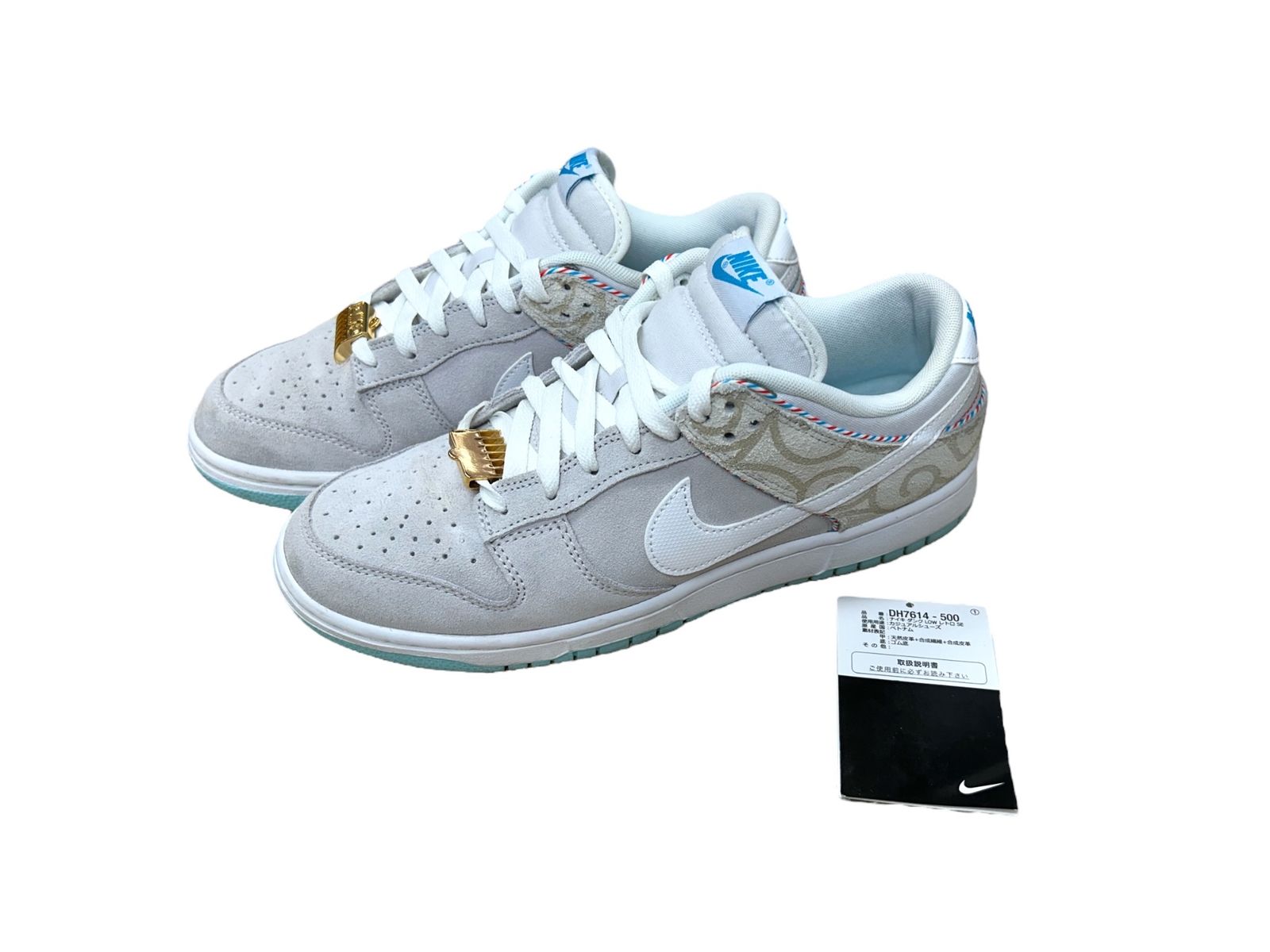 NIKE (ナイキ) Dunk Low Barber Shop Grey ダンクロー バーバー