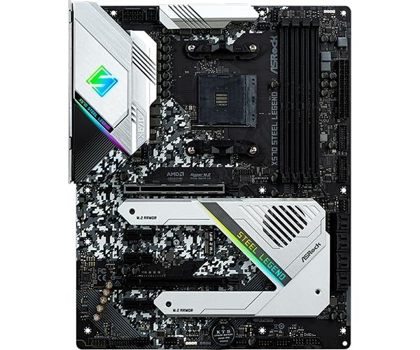 ASRock マザーボード X570 Steel Legend AMD Ryzen 5000 シリーズ CPU Soket AM4 対応 X570 ATX マザーボード 正規代理店品