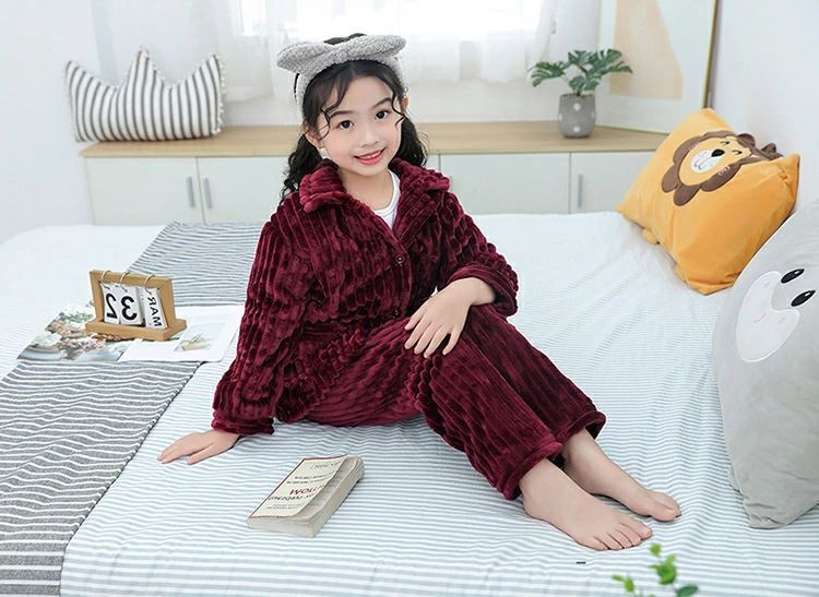 キッズ パジャマ 女の子 男の子 ルームウェア もこもこ フランネルパジャマ 上下セット 子供パジャマ 秋冬 厚手 暖かい 長袖 部屋着 セット