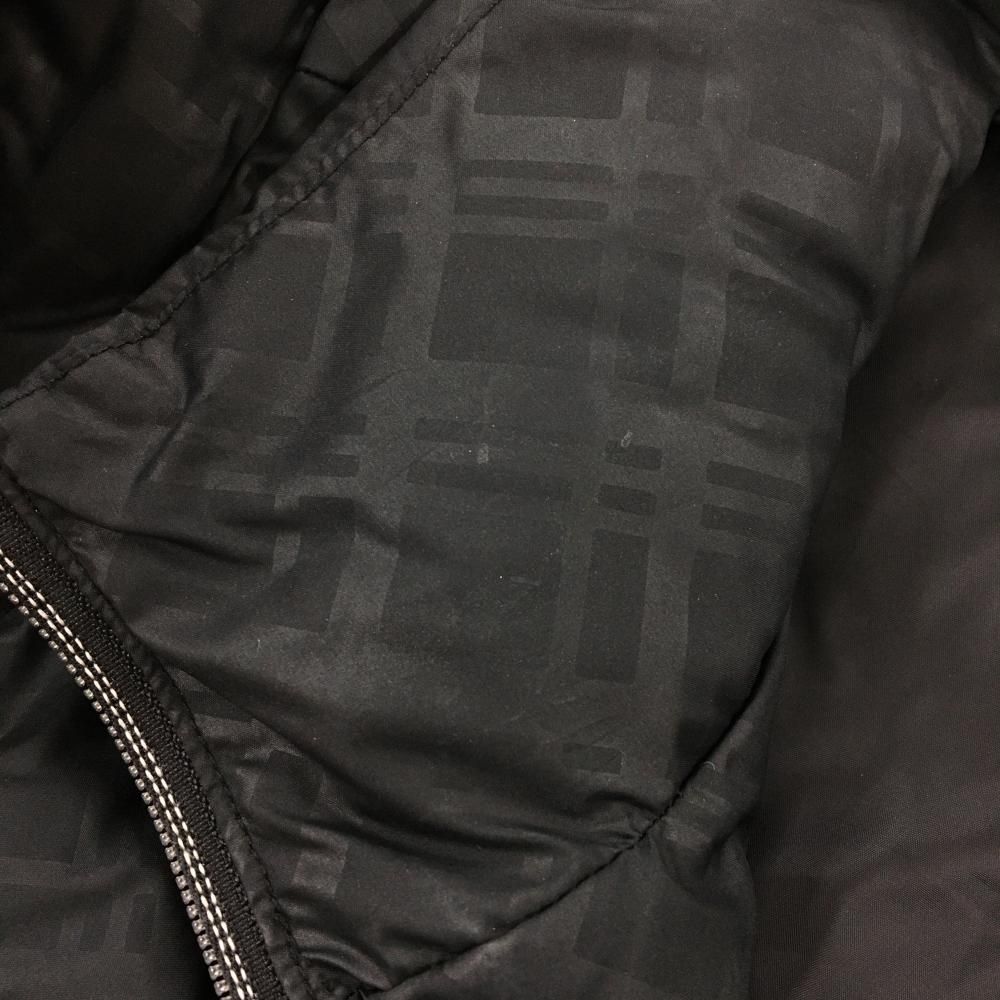 キャロウェイ 4WAYダウンジャケット 黒 チェック地模様 袖・裾