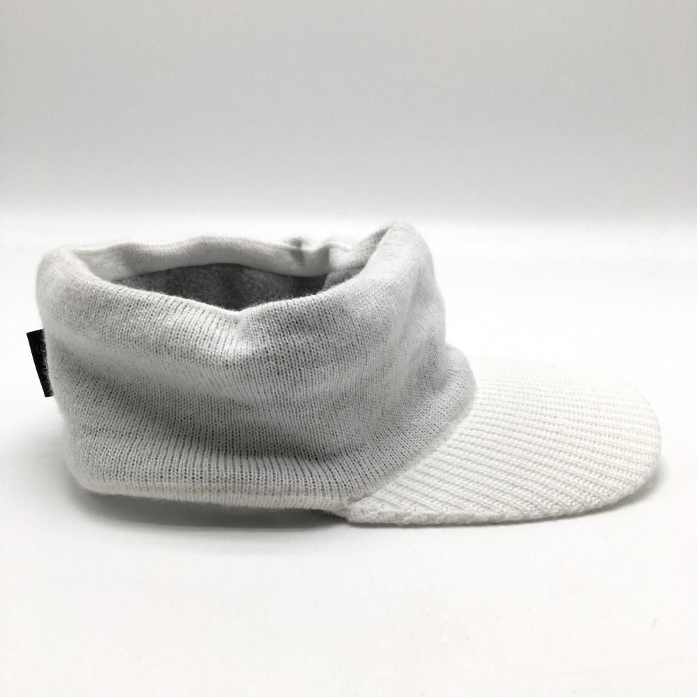 キャロウェイ ニットサンバイザー 白×黒 ロゴ アクリル FR ゴルフ