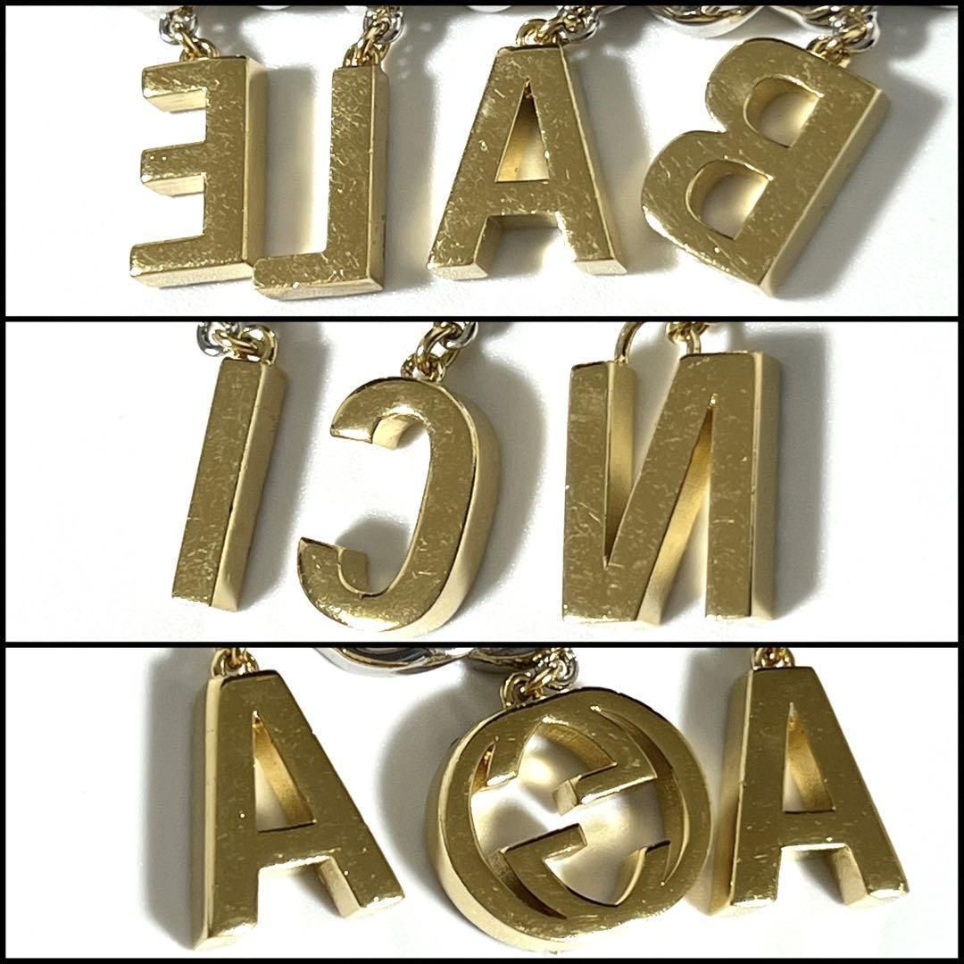 超希少】グッチ バレンシアガ スクリプト チョーカー ペンダント