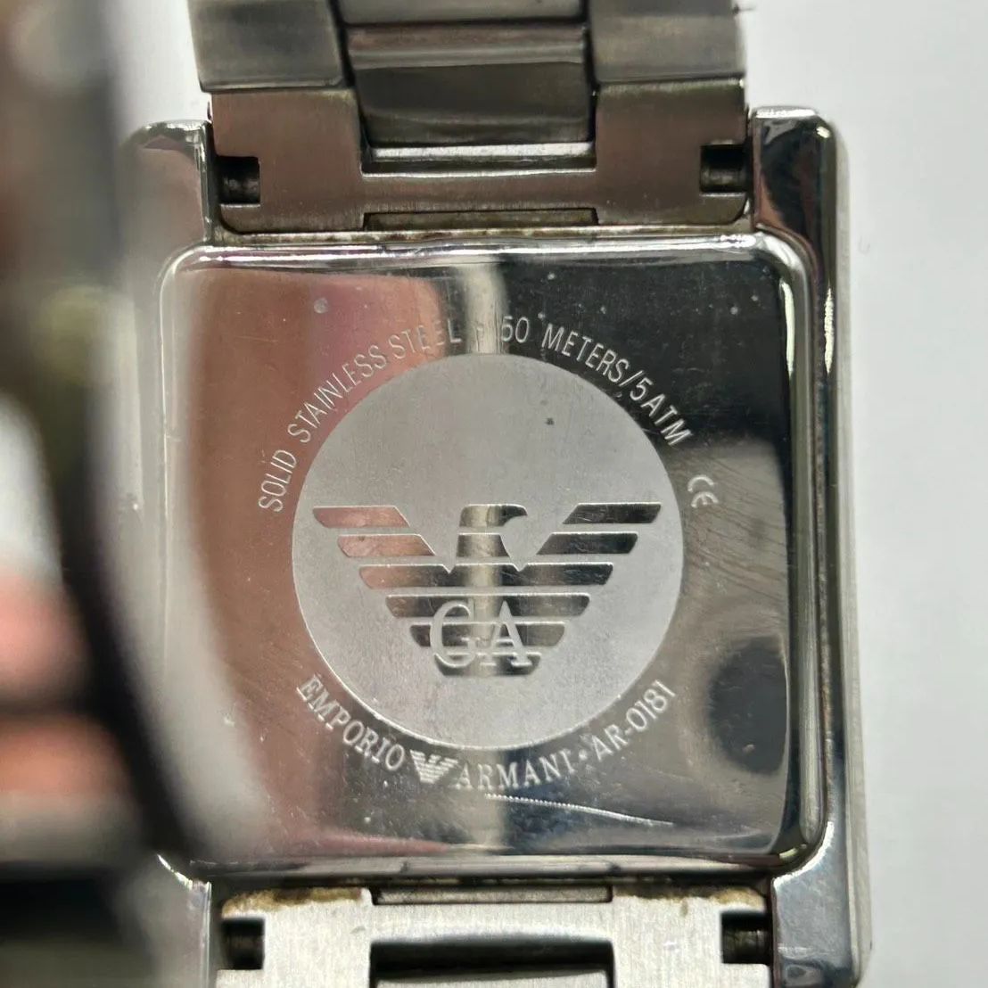 四角 armani 手錶 高級ブランド EMPORIO ARMANI エンポリオアルマーニ 