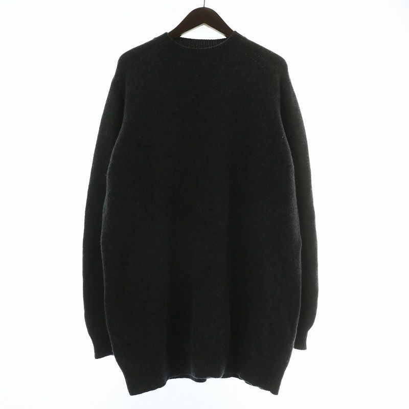 ザフランキーショップ The Frankie Shop ニット セーター ウール カシミヤ混 長袖 クルーネック L グレー |XZ GY19