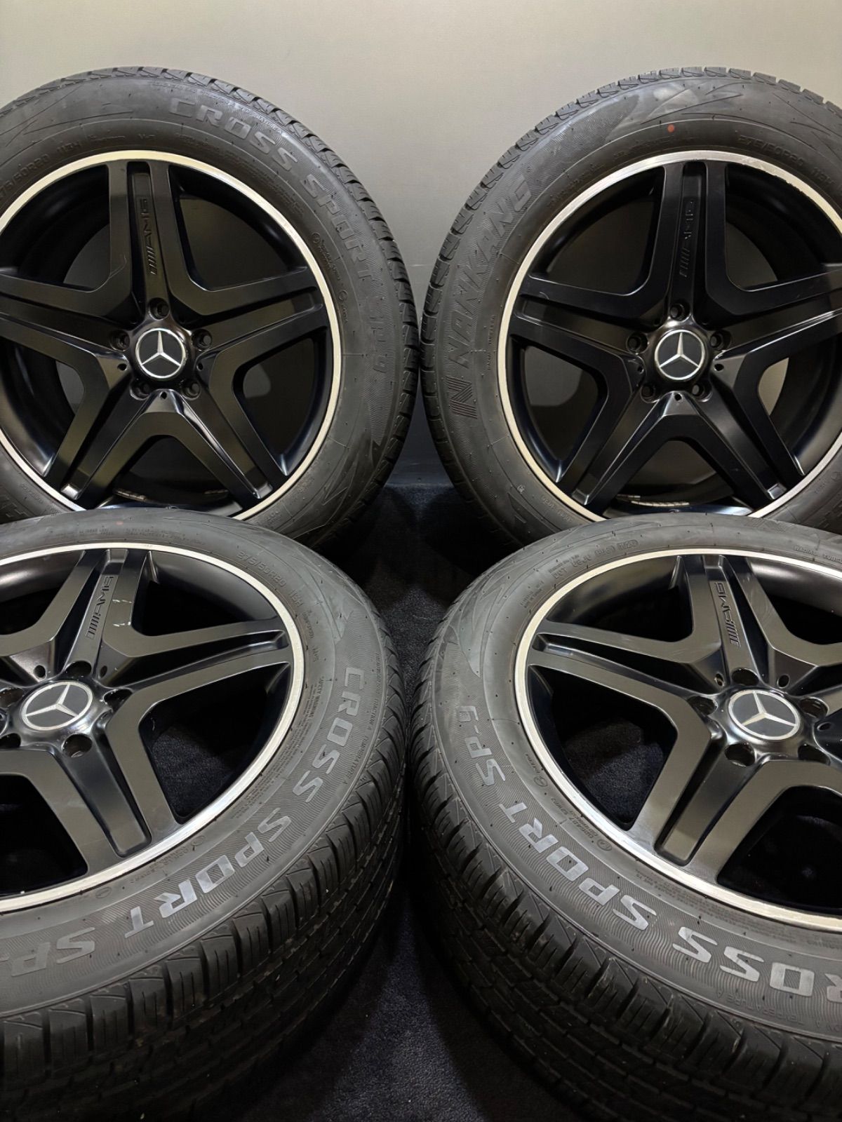 275 50R20 NANKANG SP-9 20年製 ベンツ W463 Gクラス ゲレンデ 純正 20インチ 9.5J 50 130 5H 夏タイヤ 4本 G63 G350d 1-K143