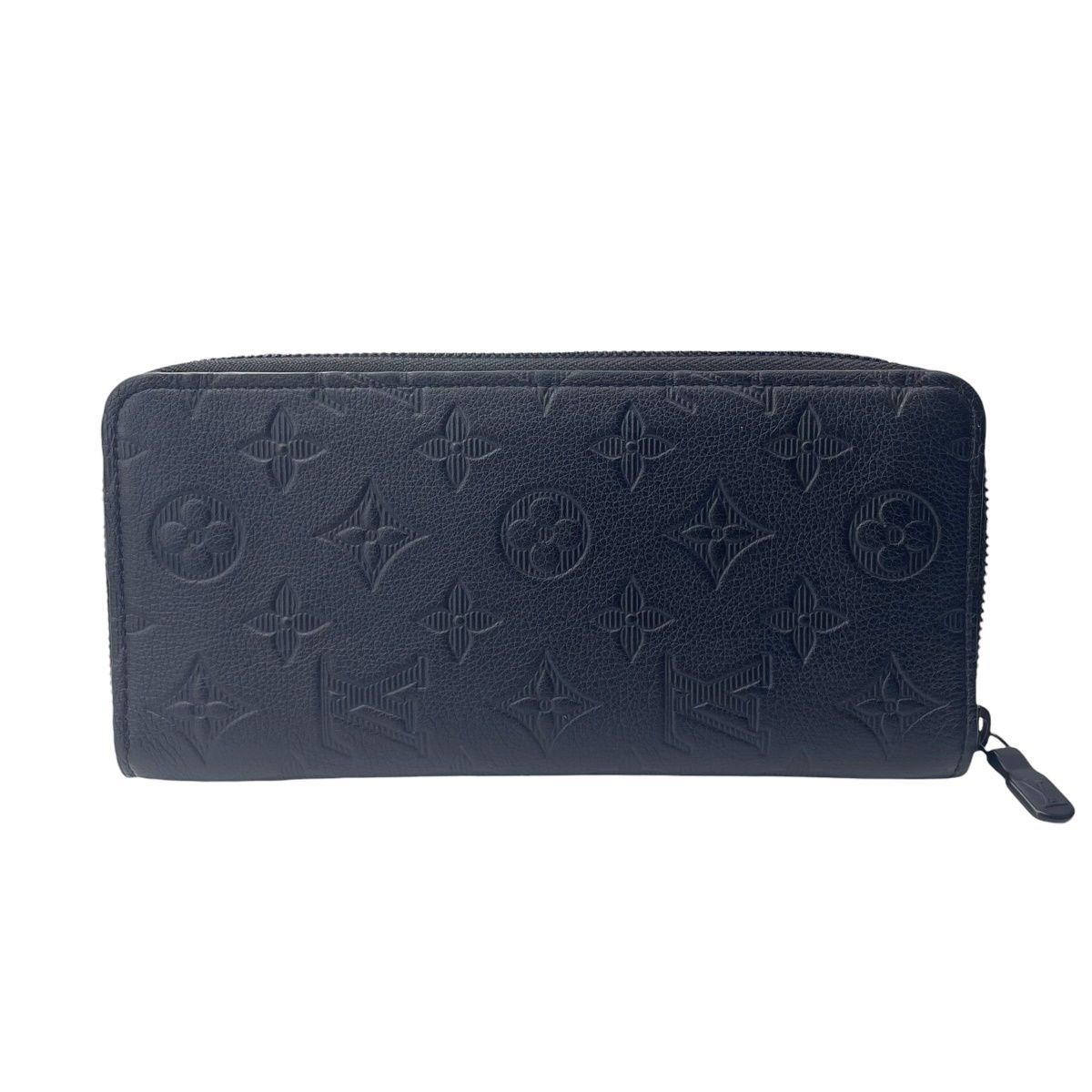 【中古】 LOUIS VUITTON ルイ・ヴィトン ジッピーウォレット・ヴェルティカル メンズ財布  M62902 モノグラム･シャドウ ブラック 黒 メンズ 長財布 24033548 UY