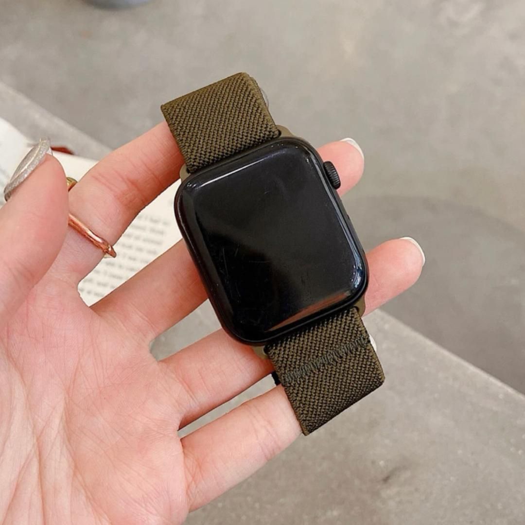 2785 未使用　Apple Watch エルメス　カーキ　ブリドン　ナイロン 2785 未使用 Apple Watch エルメス カーキ ブリドン ナイロン