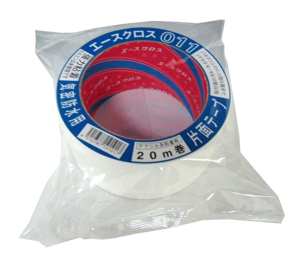 光洋化学 片面気密防水テープ エースクロス011 (白) 50mm×20m【1ケース(30巻入)】