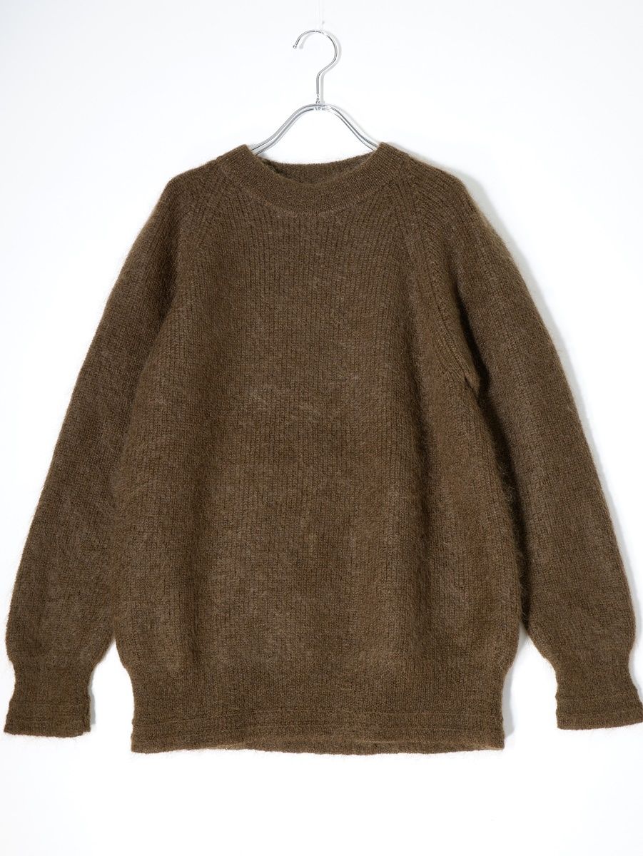 PHIGVEL MAKERS & Co./フィグベル MOHAIR KNITキッドモヘア クルーネックニット【1】【MKNA73795】