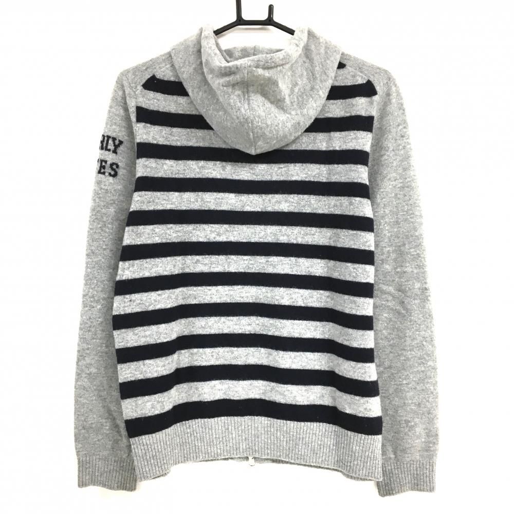 後ろボーダー カシミア