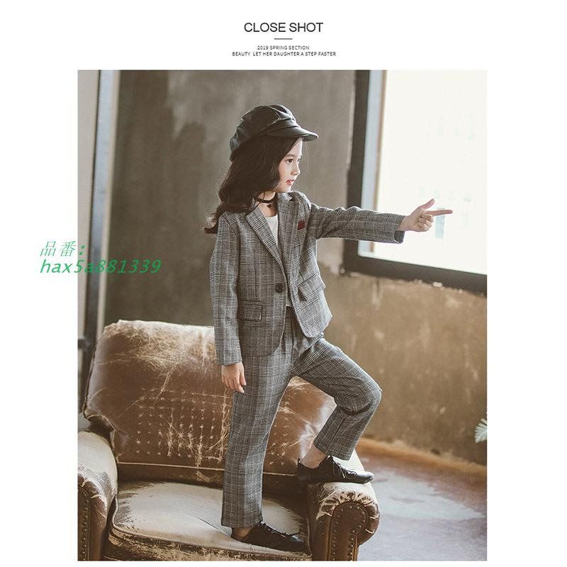 子供スーツ 入学式卒業式 通学着 春秋 2点セット 可愛い 子供服 フォーマ8 子供スーツフォーマル 女の子 子供服 セットアップ キッズ おしゃれ