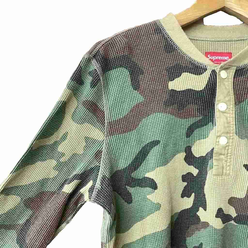 Supreme サーマルクルー M/M 迷彩柄 Supreme カモ 迷彩 長袖Tシャツ サーマル M - メルカリ