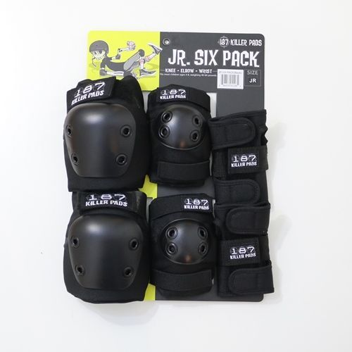 187 JUNIOR SIX PACK スケート プロテクター キッズ用 キッズ プロテクター 187 KILLER PADS JUNIOR SIX PACK スケボー