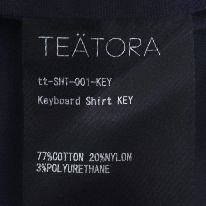 テアトラ KEYBOARD SHIRT 長袖シャツ tt-SHT-001-KEY - メルカリ