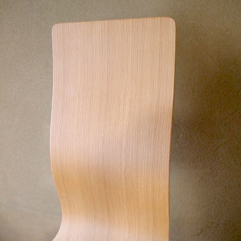 ダイニングチェア 無印良品 モールドプライウッドチェア 廃盤品 オーク