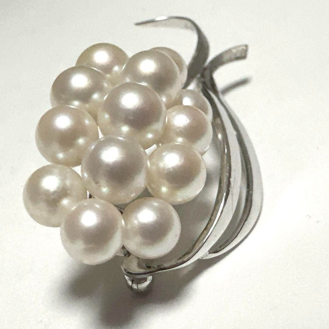 ミキモト MIKIMOTO ブローチ SV パール約5.7-6.8mm(13P) - メルカリ