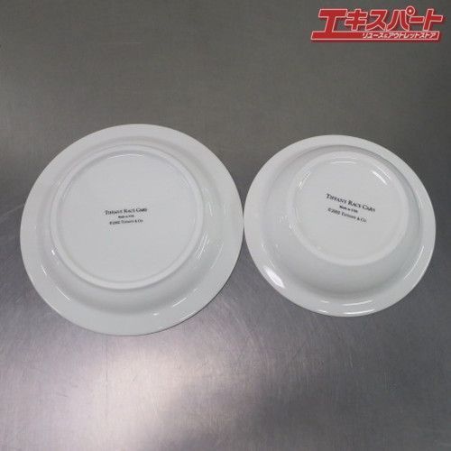 未使用品 TIFFANY&Co. ティファニー 子供用 キッズ 食器 レースカーズ