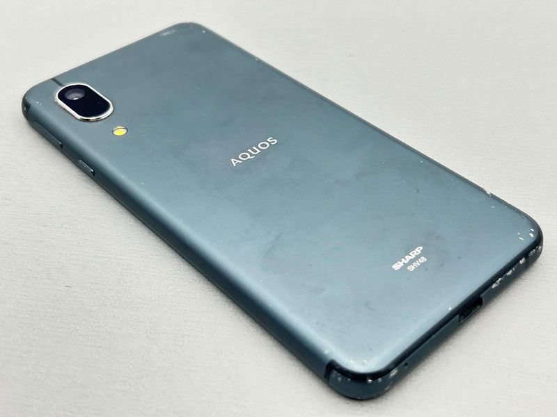 【中古】SHV48 AQUOS sense3 basic【訳あり 】SIMロック解除済み SIMフリー ブラック au エーユー アクオス シャープ J125920-スマートホン スマートフォン スマホ 携帯電話 白ロム 本体 格安