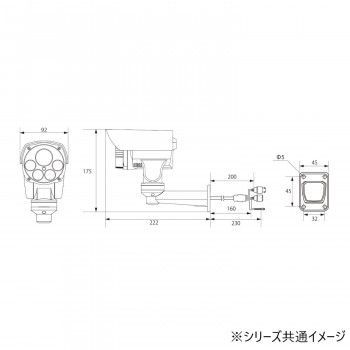 マザーツール 4倍電動ズームレンズ搭載2.1メガピクセル防水バレット型AHDパンチルトカメラ MTW-EPT01AHD