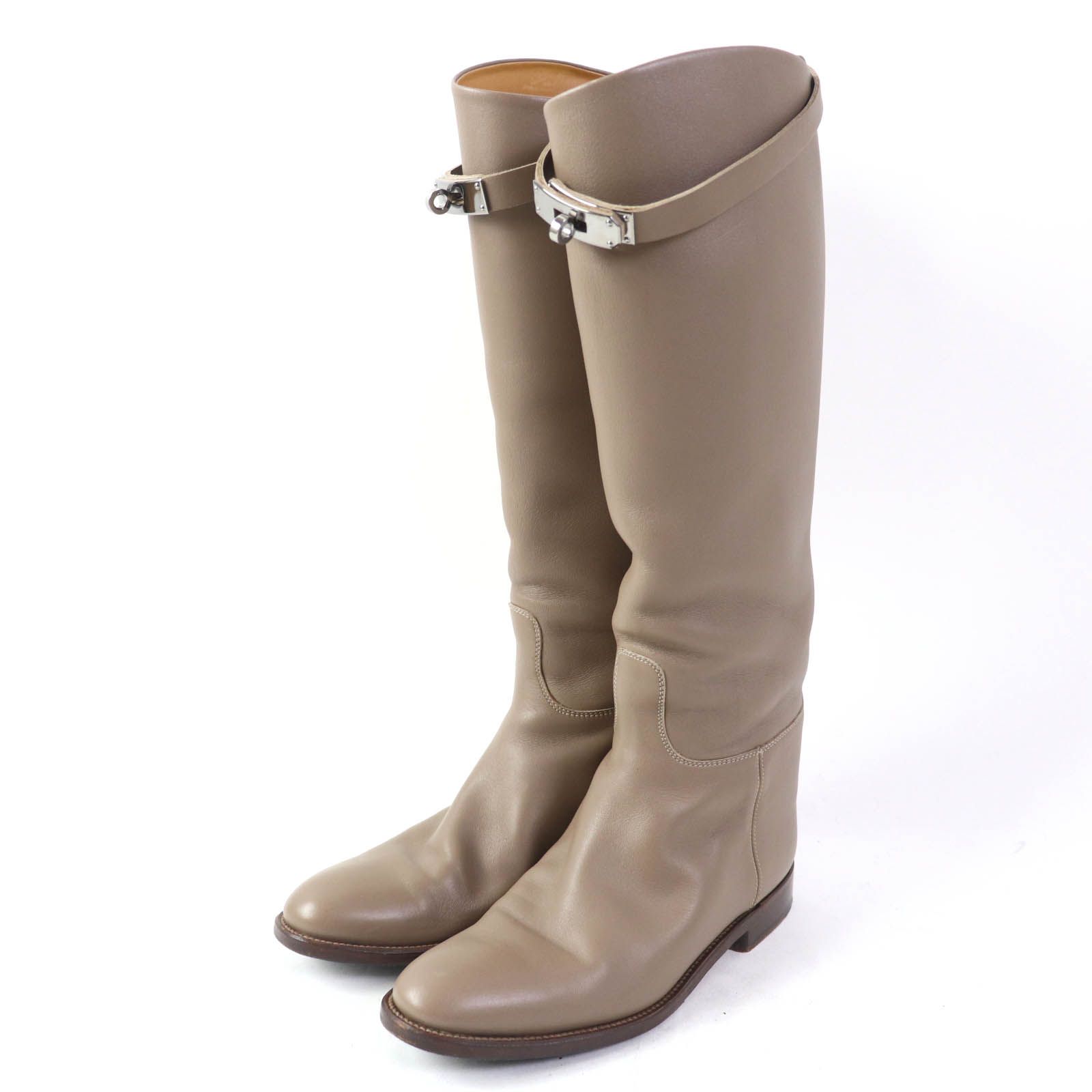 美品エルメスジャンピングブーツ37.5