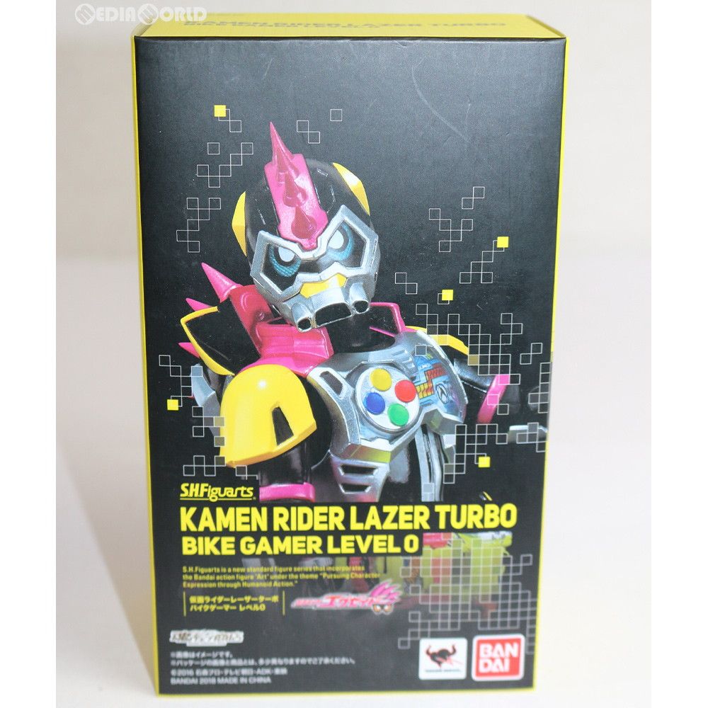 魂ウェブ商店限定 S.H.Figuarts(フィギュアーツ) 仮面ライダーレーザーターボ バイクゲーマー レベル0 仮面ライダーエグゼイド 完成品 可動フィギュア バンダイスピリッツ