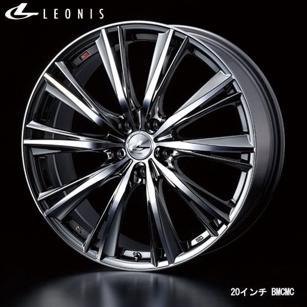WEDS レオニスWX 16x6.0J+50 4H/100 BMCMC/ブラックメタルコートミラーカット (4本) 
